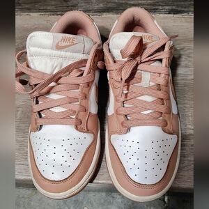Nike Women's Blush and White Sneakers